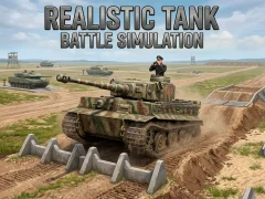 Spil Realistic Tank Battle Simulation online