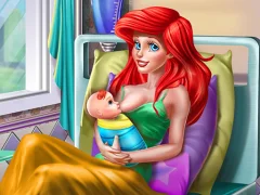 Spil Princess Mermaid Mommy Birth online