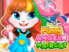 Spil Funny Angela Haircut online