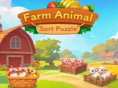 Spil Farm Animal Sort Puzzle online
