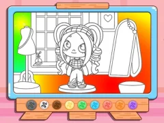Spil Coloring Book: Avatar Girl Dress Up Shopping online