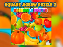 Spil Square jigsaw Puzzle 2 - Assemble Fruits online
