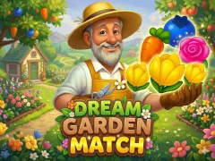 Spil Match Dream Garden online