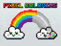 Spil Pixel Coloring online
