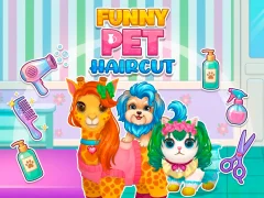 Spil Funny Pet Haircut online
