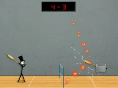 Spil Stick Figure Badminton 3 online