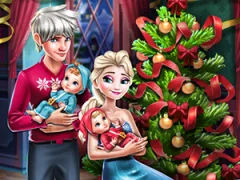 Spil Elsa Family Christmas online