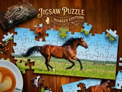 Spil Jigsaw Puzzle Horses Edition online