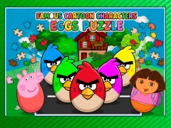 Spil Famous Cartoon Characters Eggs online