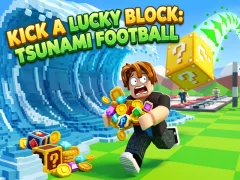 Spil Kick a Lucky Block: Tsunami Football online