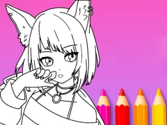 Spil Anime Manga Coloring Book online