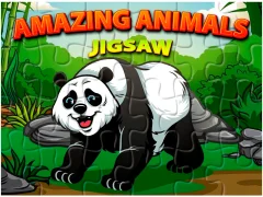 Spil Amazing Animals Jigsaw online