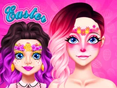Spil Easter Funny Makeup online