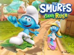 Spil The Smurfs Skate Rush online