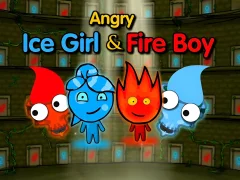 Spil Angry Ice girl and Fire boy online
