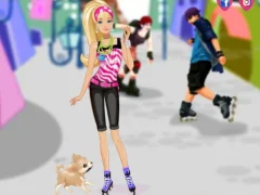 Spil Barbie on roller skates online