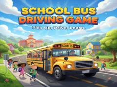Spil School Bus Driving Game online