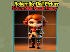 Spil Robert the Doll Picture Slide Puzzle Frenzy online