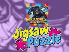 Spil Ninja Gorilla Jigsaw Puzzles online