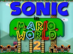 Spil Sonic in Mario World 2 online