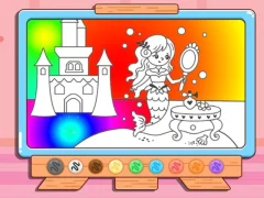 Spil Coloring Book: Mermaid Makeup online
