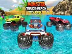 Spil Monster Truck Beach Surfing online