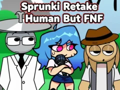 Spil Sprunki Retake Human But FNF online