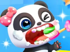 Spil Jigsaw Puzzle: Baby Panda Teeth Health online