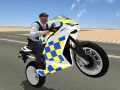Spil Super Stunt Police Bike Simulator 3D online
