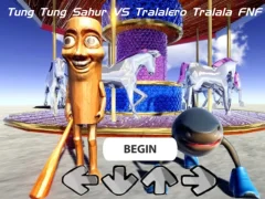 Spil Tung Tung Sahur VS Tralalero Tralala FNF online