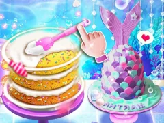 Spil Unicorn Chef Design Cake online