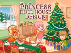 Spil Princess Doll House Design online