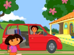 Spil Dora The explorer Dora's Ride-Along City Adventure online