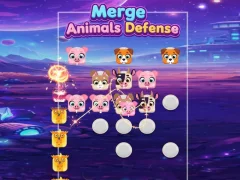 Spil Merge Animals Defence online