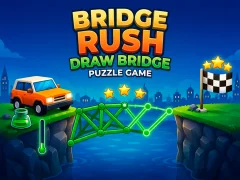 Spil Bridge Rush - Draw Bridge Puzzle Game online