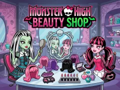 Spil Monster High Beauty Shop online