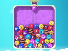 Spil Bubble Merge 2048 online