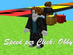 Spil Speed per Click: Obby online
