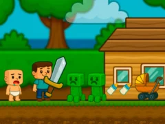Spil Baby Noob Help! Steve online