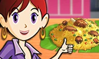 Spil Sara's Cooking Class: Mutton Biryani online