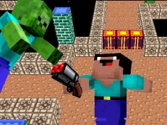 Spil Space Adventure: Noobiks Battle vs Zombies online