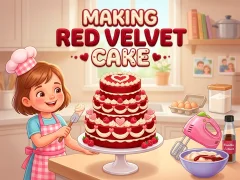 Spil Making Red Velvet Cake online
