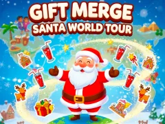 Spil Gift Merge Santa World Tour online