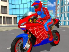 Spil Hero Stunt Spider Bike Simulator 3d 2 online
