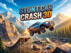 Spil Stunt Car Crash 3D online
