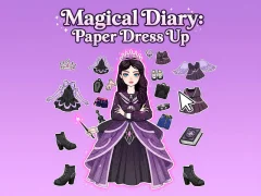 Spil Magical Diary: Paper Dress Up online