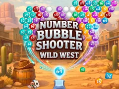 Spil Number Bubble Shooter Wild West online