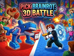 Spil Pick Brainrot: 3D Battle online