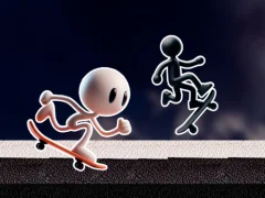 Spil Black and White Stickman online