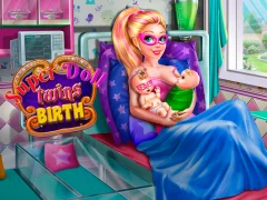 Spil Super Doll Twins Birth online